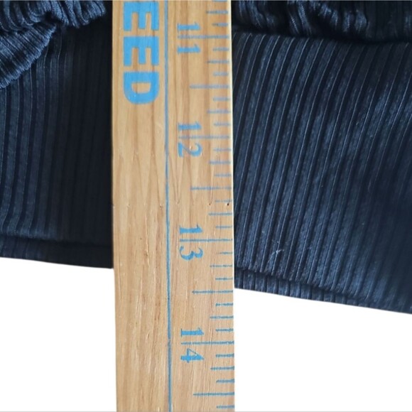 Altar’d State Black Crop Top Sz L NWT Off Shoulder Puff Sleeve Cottagecore Boho - Picture 14 of 16